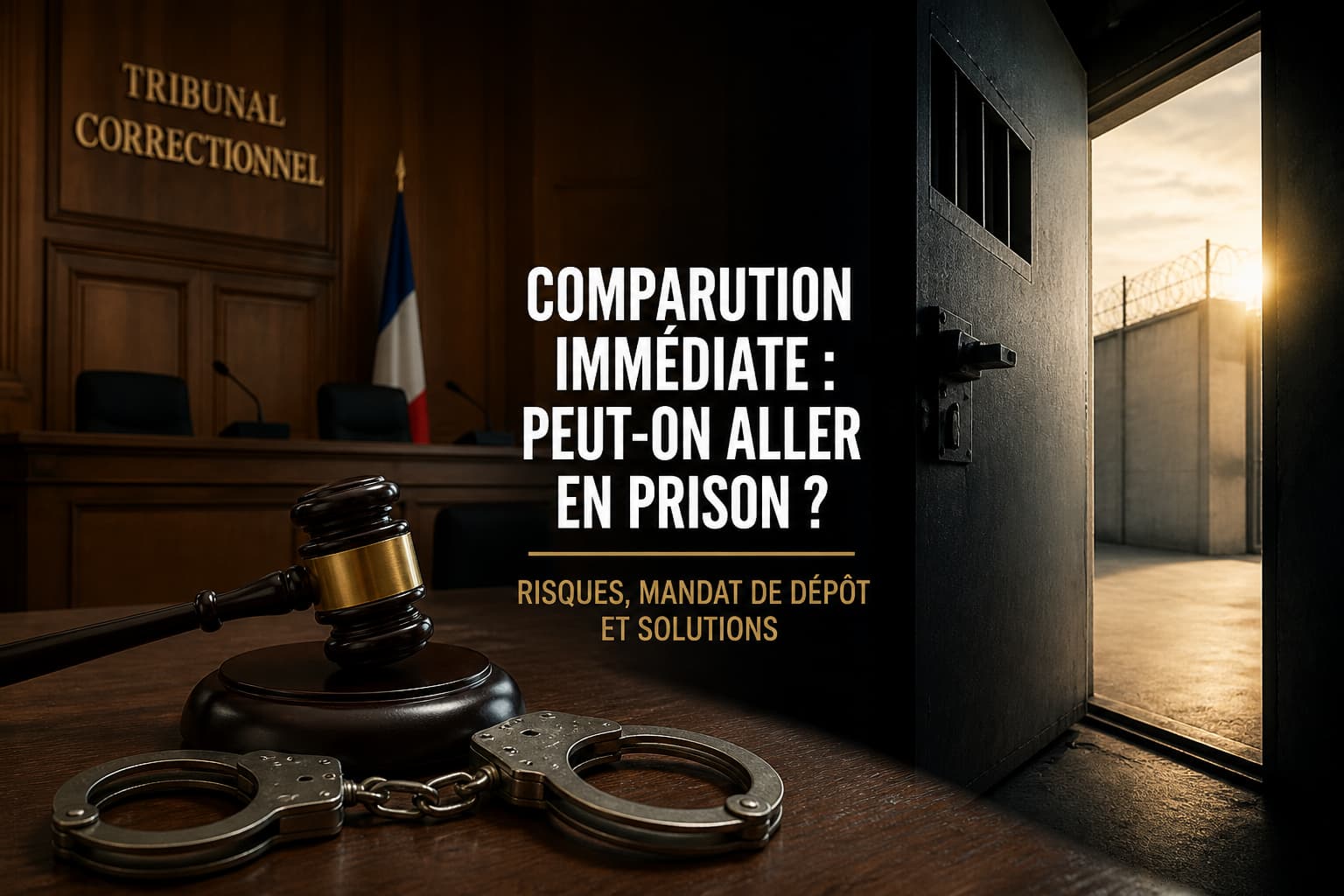 prison comparution immédiate tribunal justice avocat